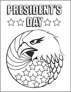 presidents day coloring sheets