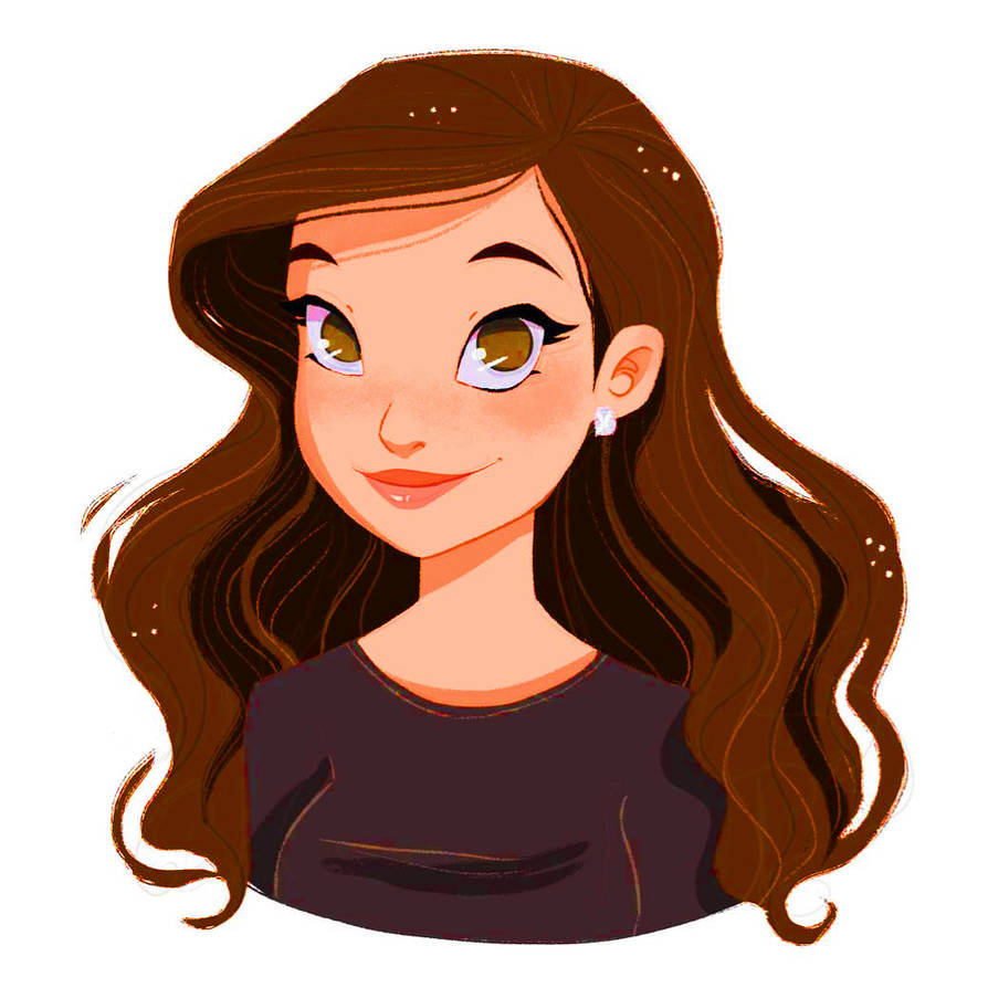 Beautiful Girl Cartoon Character Design by longdigital on DeviantArt