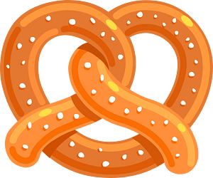 Pretzel - Free vector clipart images on clipart library.com
