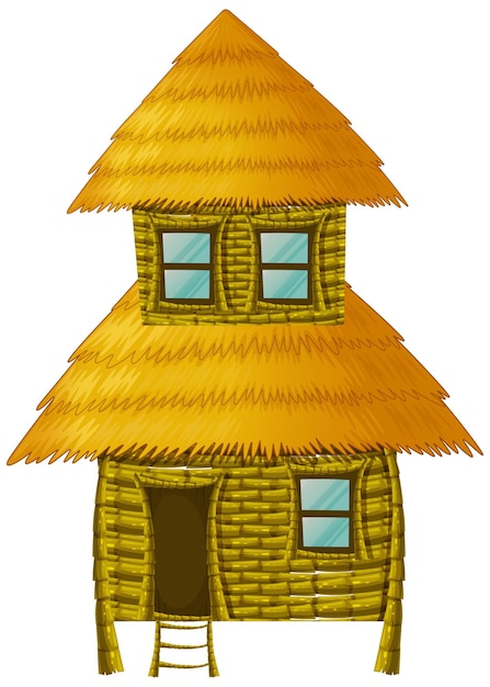 primitive house cliparts