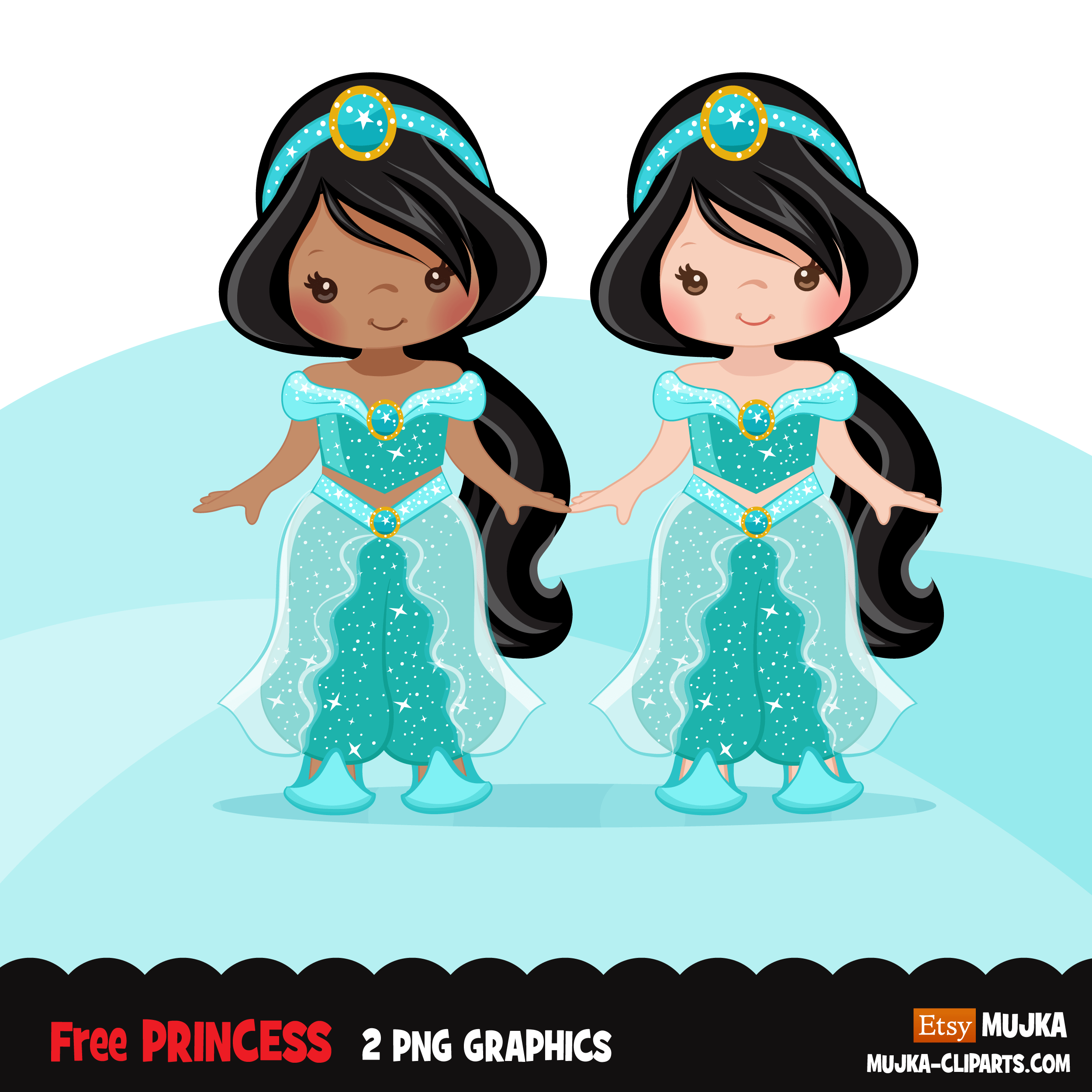 princess jasmine clipart