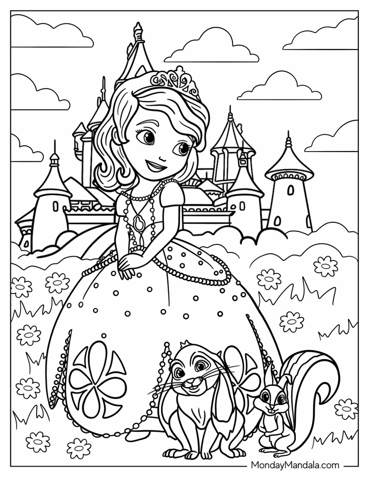 20 Sofia The First Coloring Pages (Free PDF Printables)