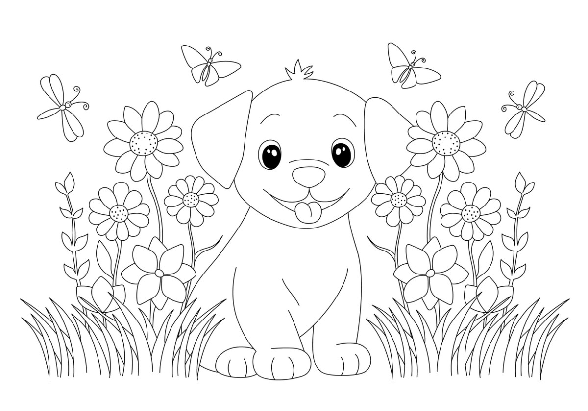 print puppy pictures