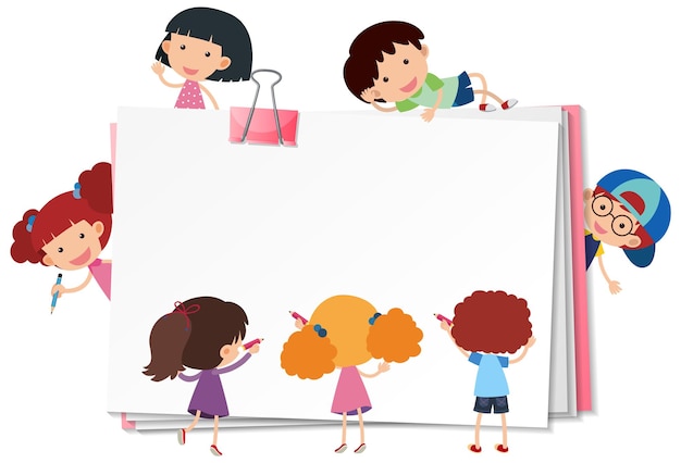 printable blank person, cartoon child