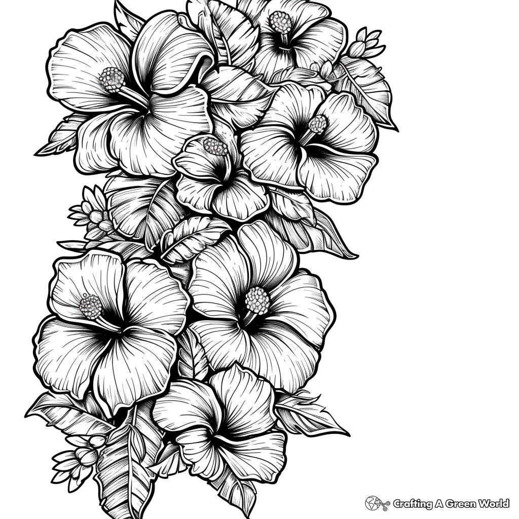 Free Printable Coloring Pages Of - Printable Coloring Pages Of Hawaiian Flowers 10