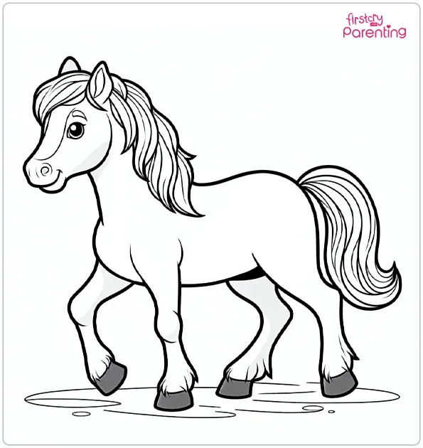 printable coloring pages of horses