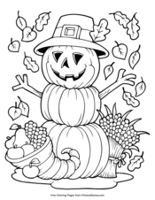 Fall Coloring Pages • FREE Printable PDF from PrimaryGames