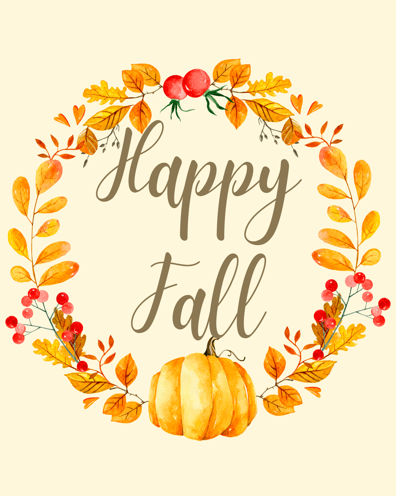 Fall Printables for Home Décor