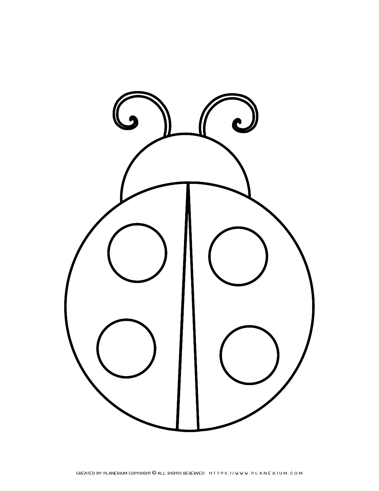 printable ladybug template