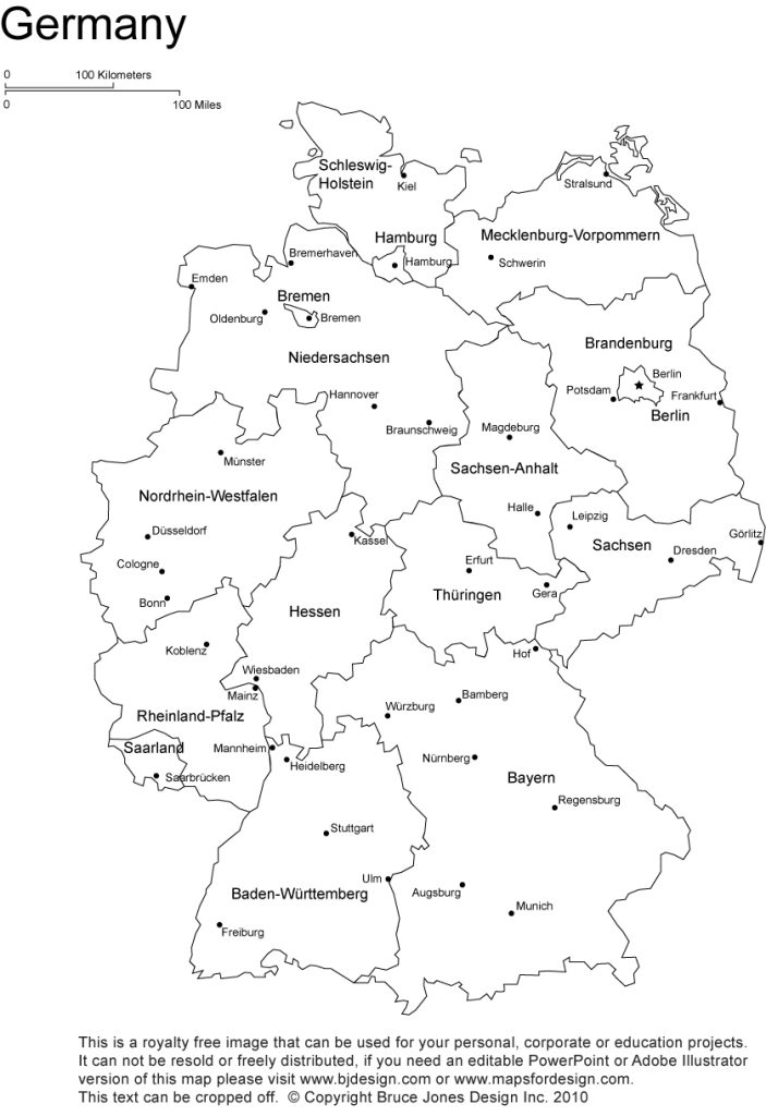 printable map of germany