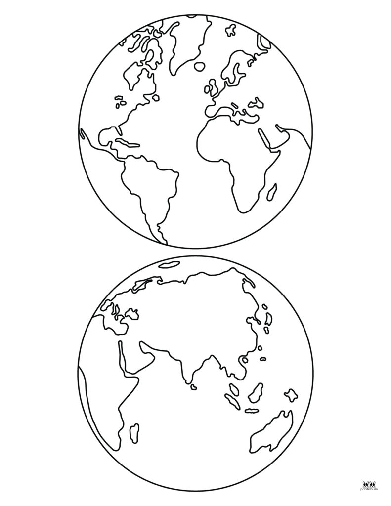 printable picture of earth