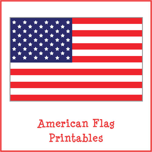 printable pictures of american flag