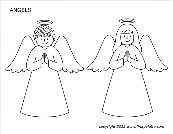 printable pictures of angels