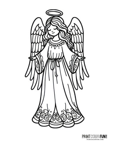 printable pictures of angels