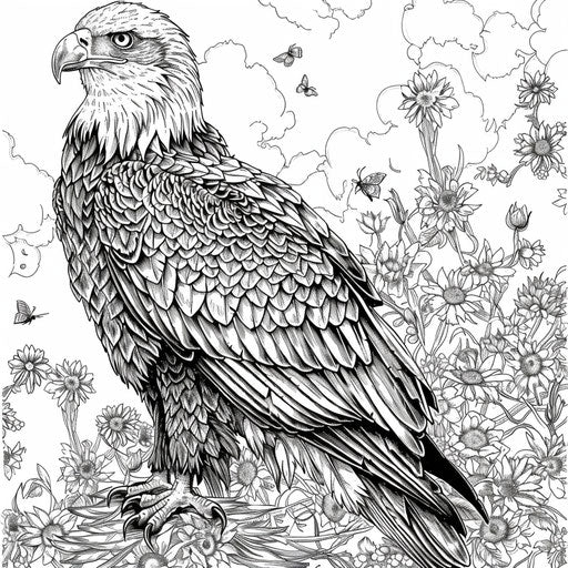 printable pictures of eagles