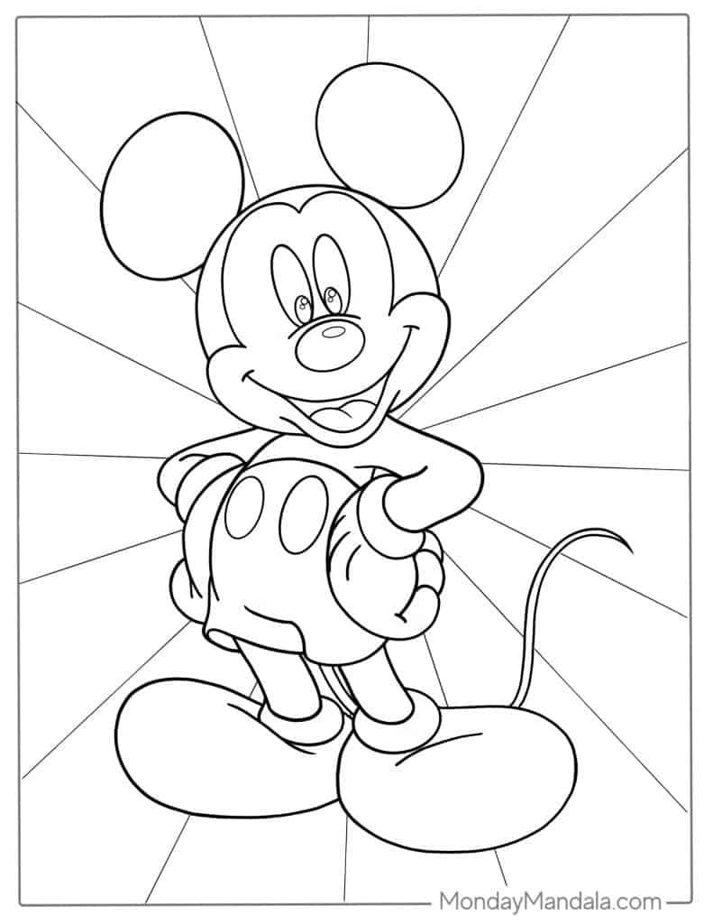 printable pictures of mickey mouse