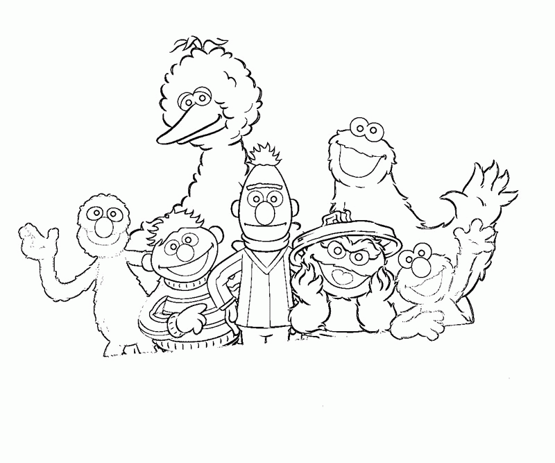 printable pictures of sesame street characters