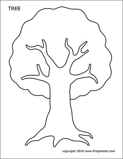 printable pictures of trees