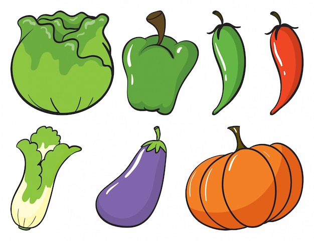 printable pictures of vegetables