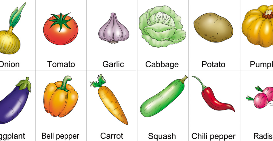 printable pictures of vegetables