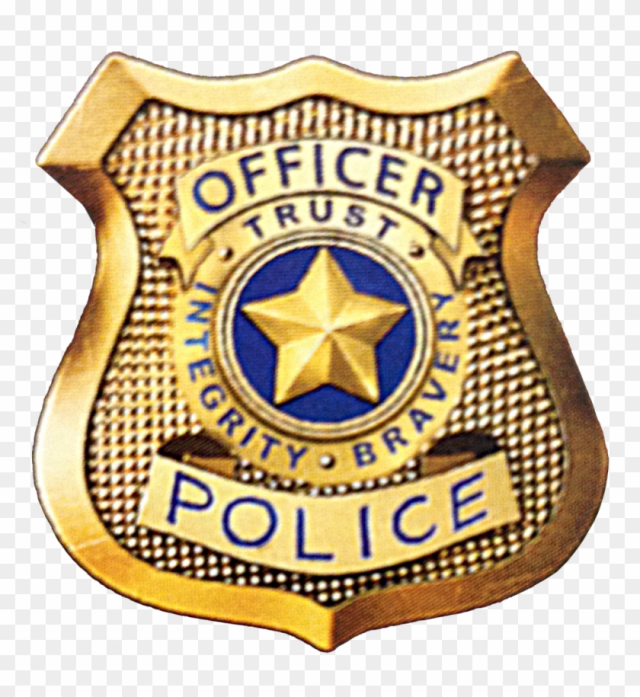 printable police badge