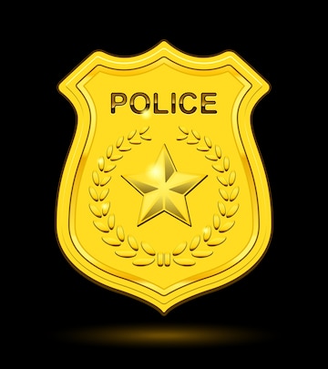 printable police badge