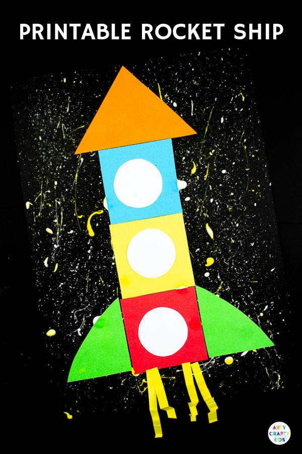 Printable Rocket Ship for Kids - Arty Crafty Kids