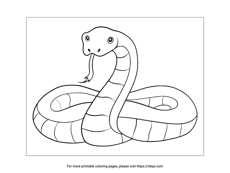 printable snake pictures