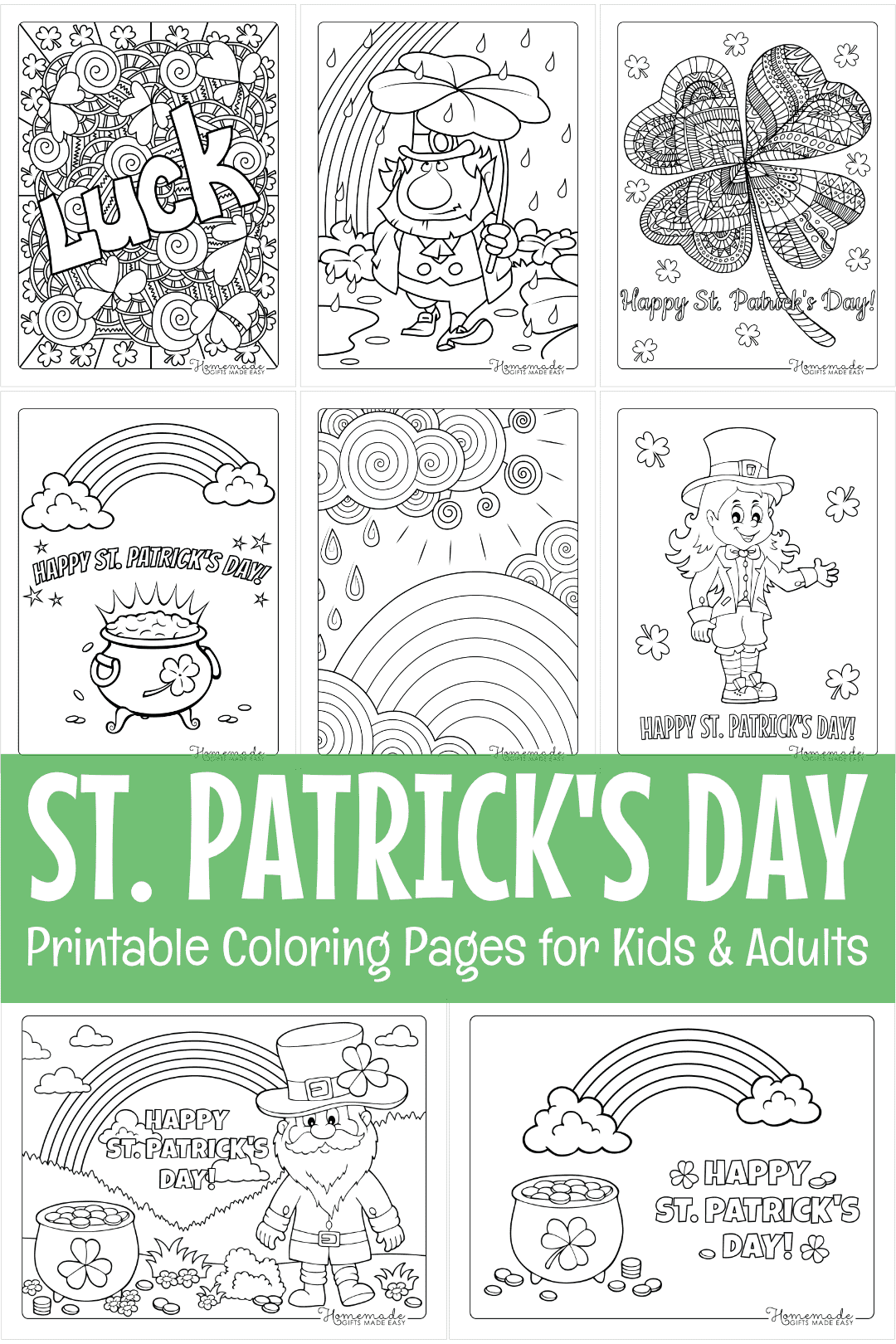 printable st patricks day coloring pages