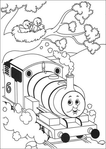 printable thomas the train coloring pages