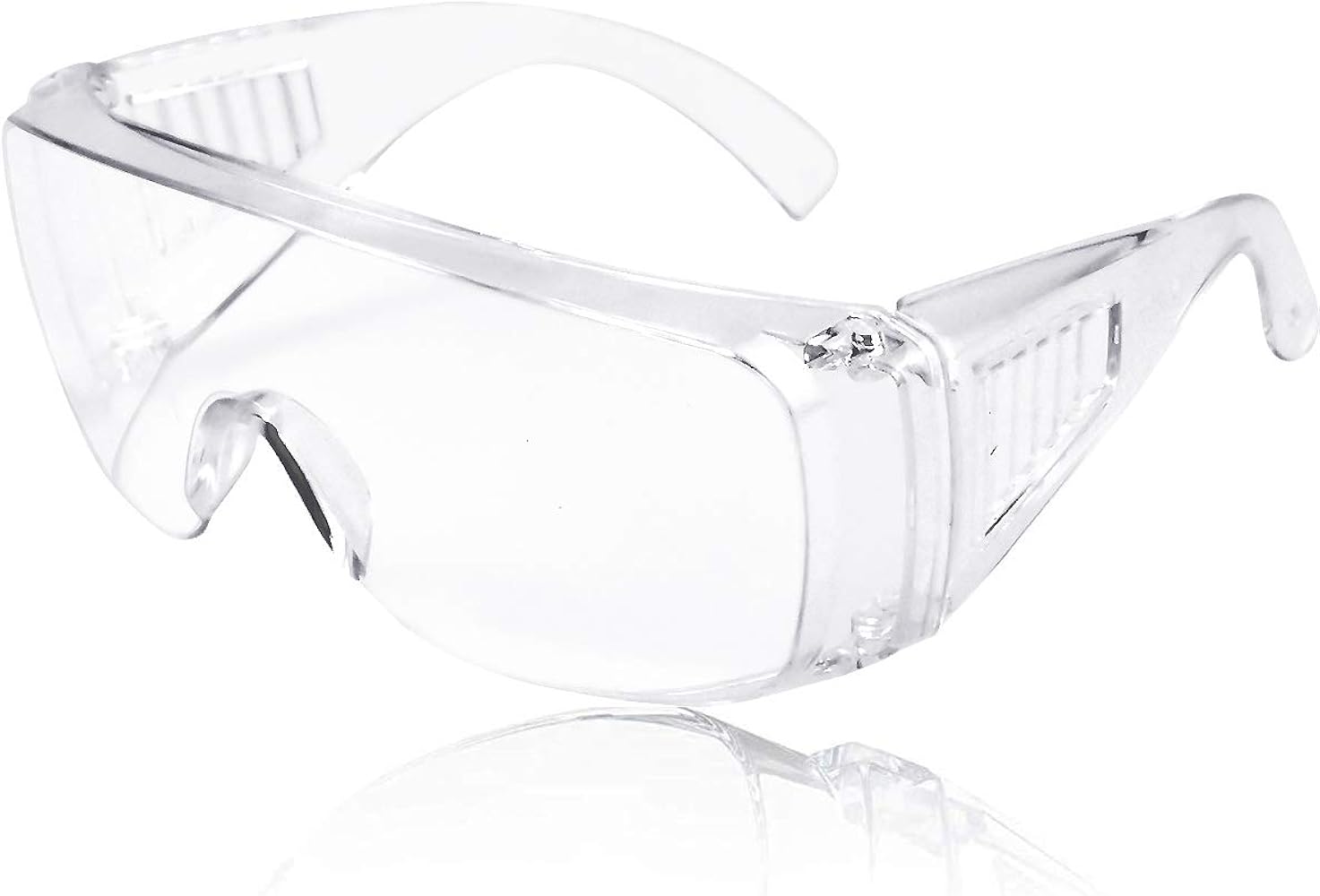 NATUCE Pack of 12 Safety Glasses, Eye Protection, Protective Glasses, Work  with Clear Lenses, Protective Glasses, Overglasses, Work Safety Glasses, ...