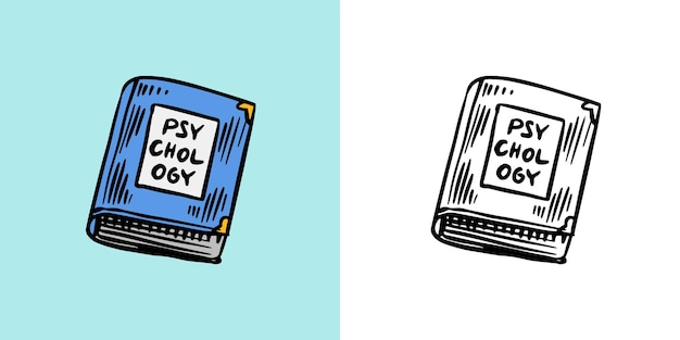 psychology book cliparts