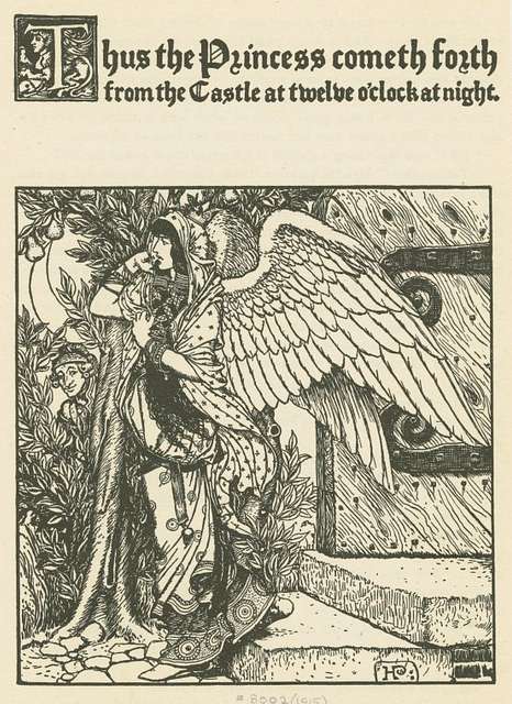 public domain castle and princess