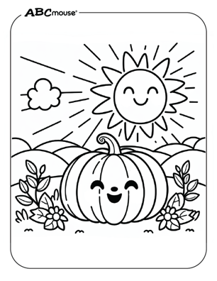 Pumpkin Coloring Pages | ABCmouse