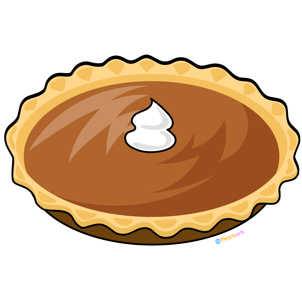 FREE Pumpkin Pie Clipart | FREE Download | Pearly Arts