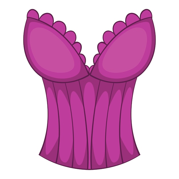 purple corset cliparts