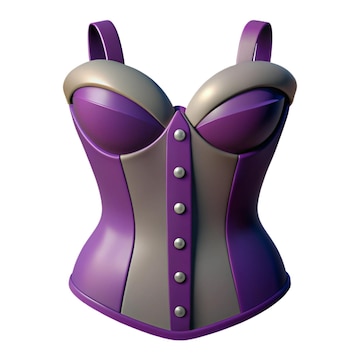 purple corset cliparts