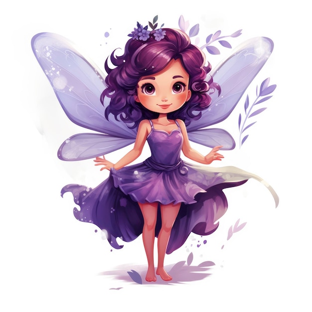 purple fairy cliparts