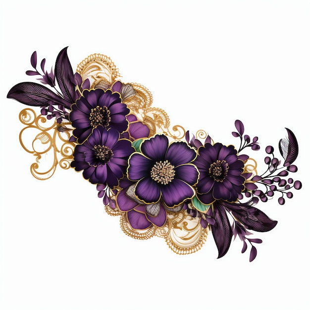 purple lace cliparts