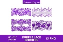 purple lace cliparts
