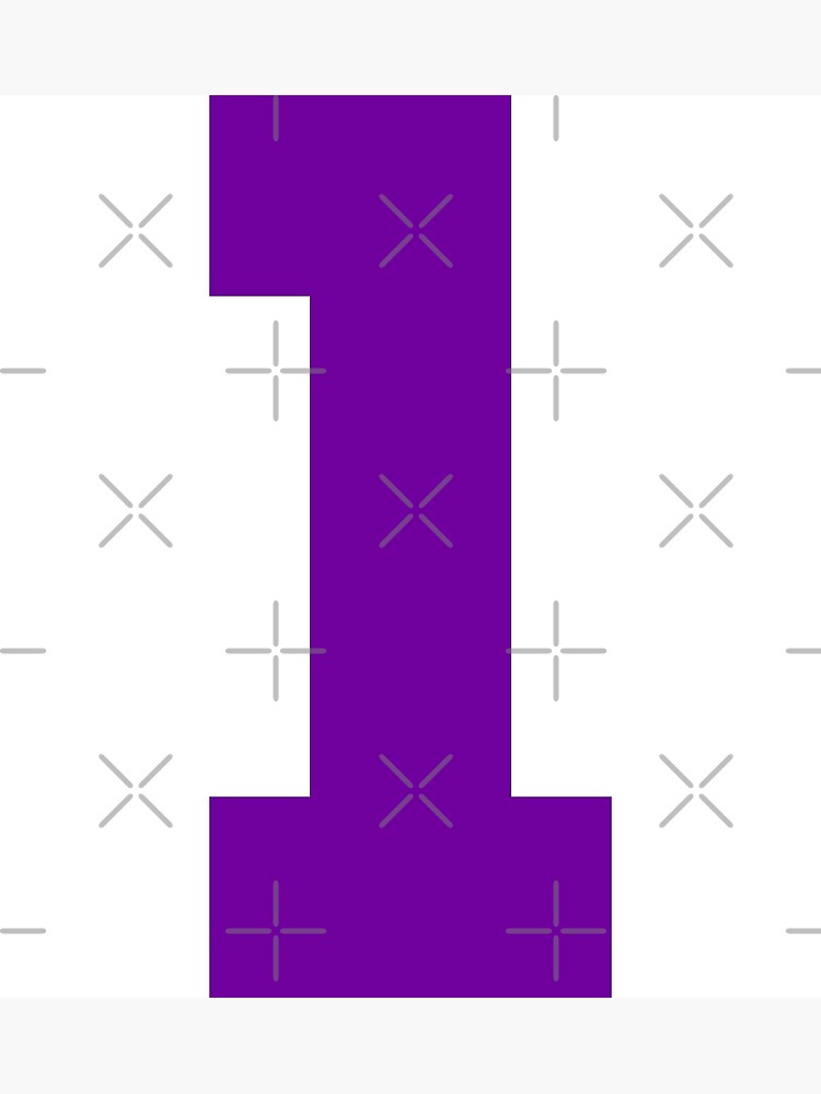 purple number 1 cliparts