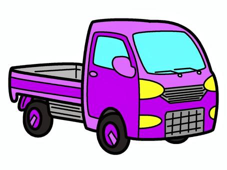 purple truck cliparts