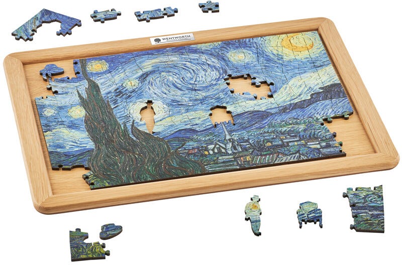 Wooden Jigsaw Puzzle Board
