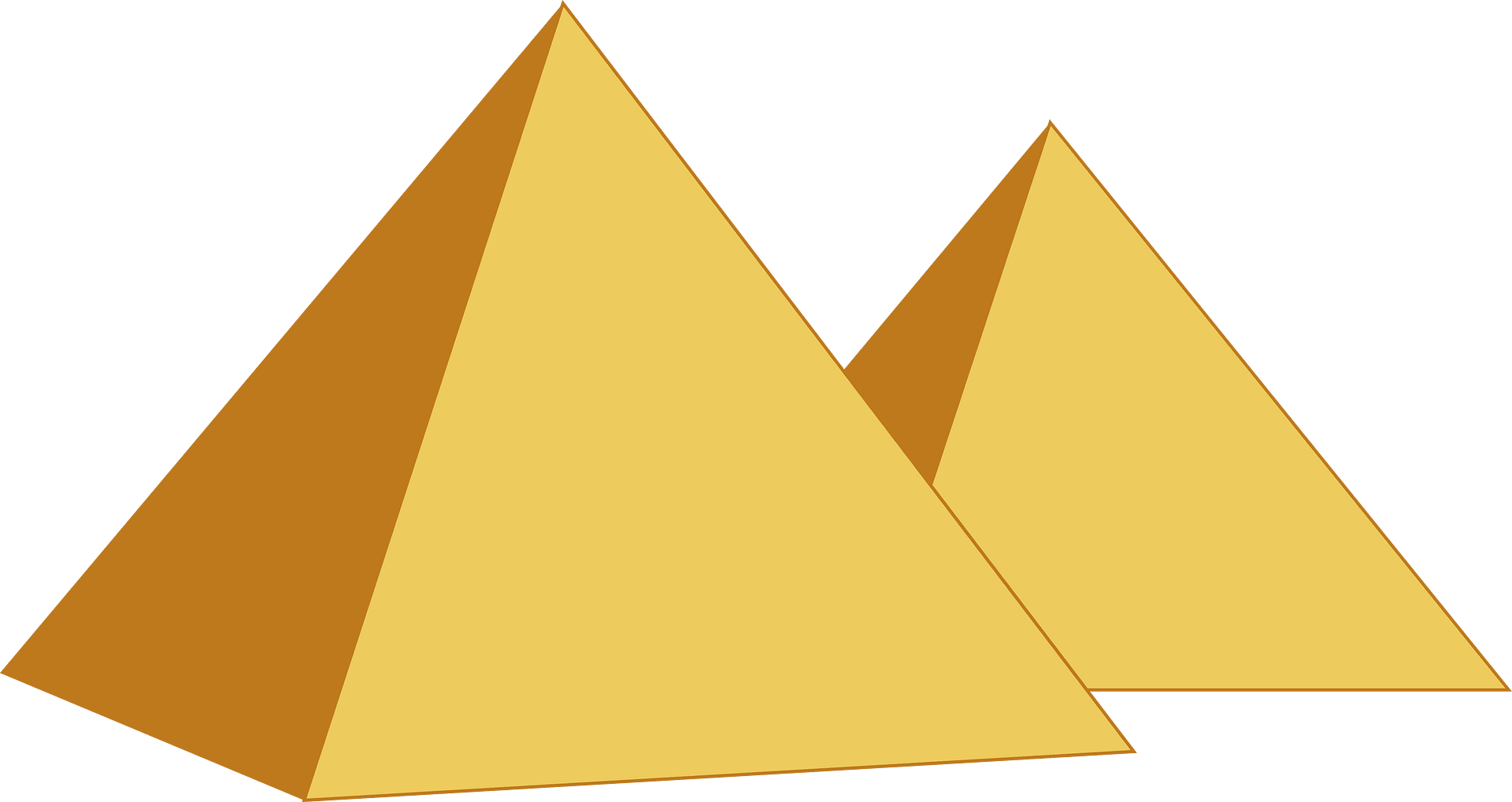 Pyramids - Free vector clipart images on clipart library.com