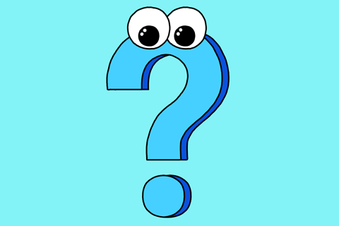 question mark animation