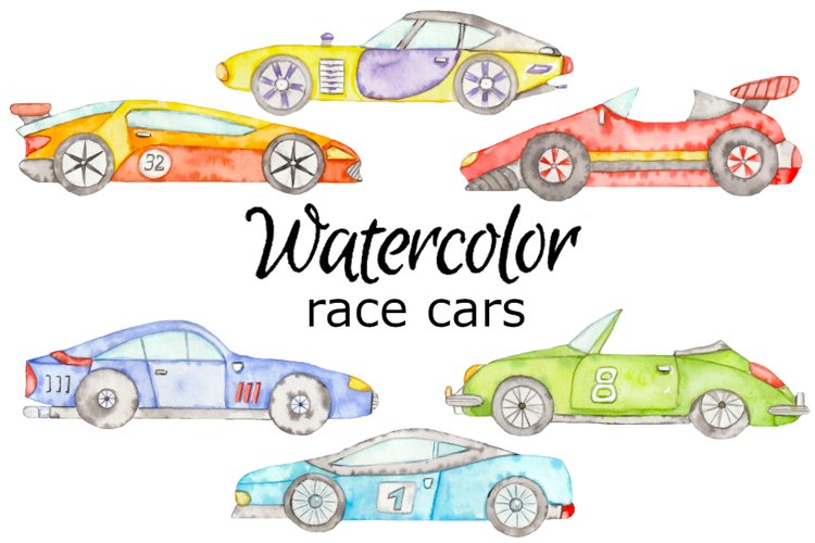 race cars clipart