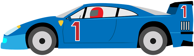 racecar clipart