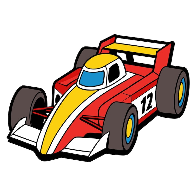 racecar clipart