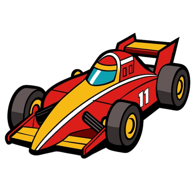 Race car clipart vector art and illustration | Premium AI ...
