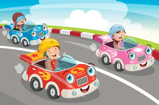 racing animated cliparts